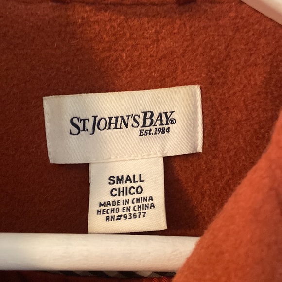 Saint John’s Bay Fully Lined Double Breasted wool Blend Pea Coat (“Chico”) - Picture 2 of 16